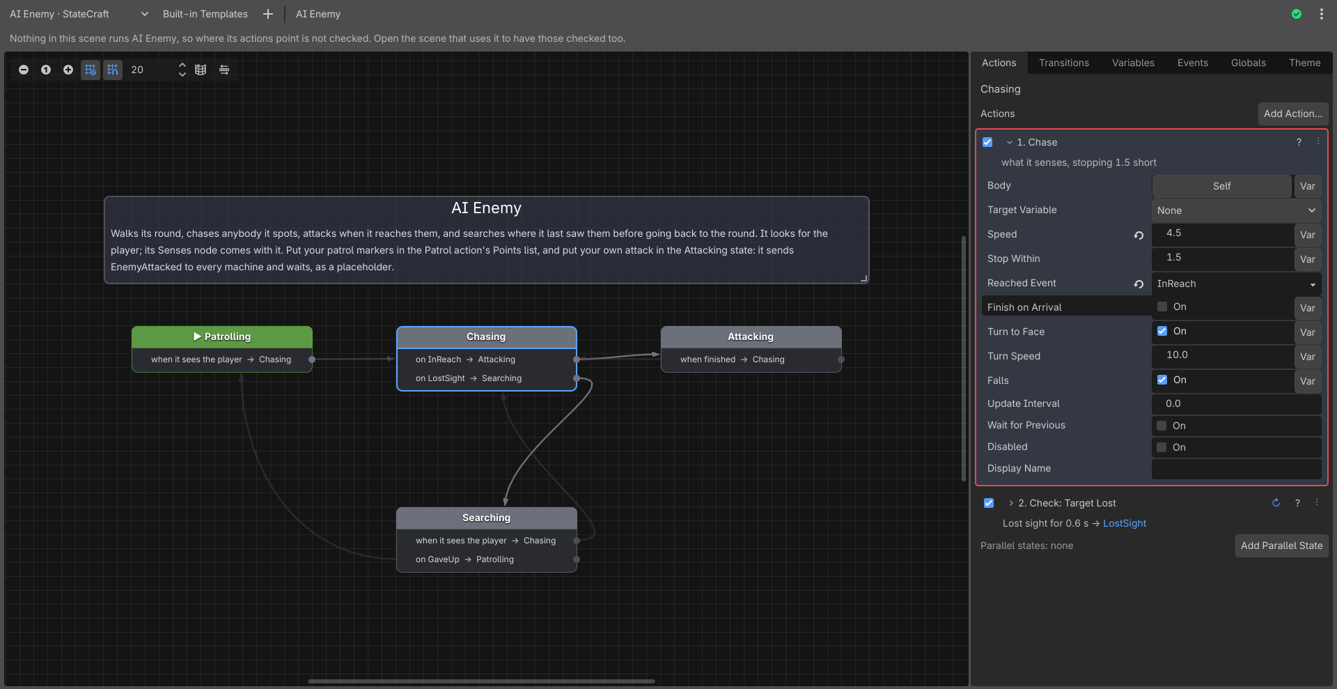A NodeWorthy panel: the graph.